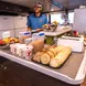 Meals prepared onboard ScubaPro III liveaboard