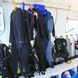 Dive deck with gear storage space