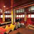 Dining area onboard Fun Azul