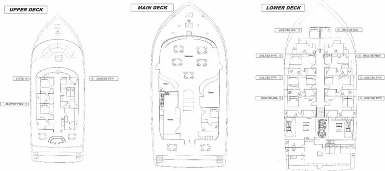 Fun Azul Deck Plan floorplan