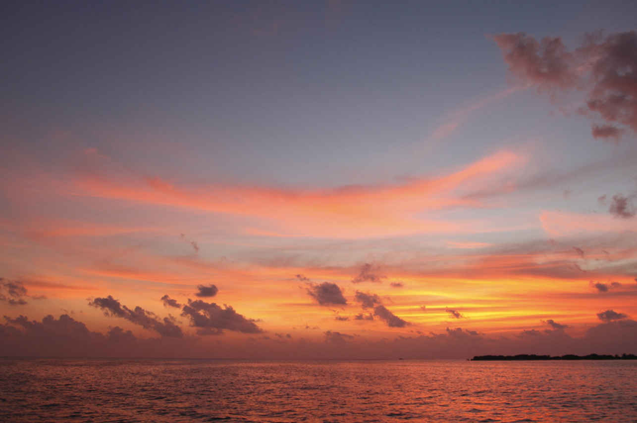 Enjoy spectacular sunsets onboard Fun Azul, Maldives