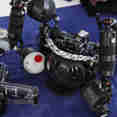 Dive photography equipment onboard Fun Azul