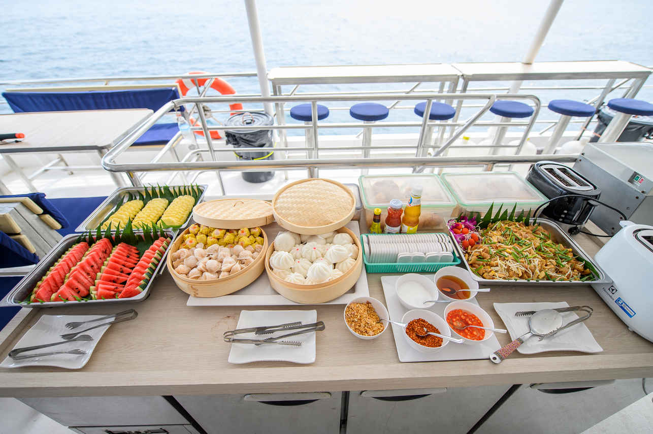 Comida a bordo - Deep Andaman Queen