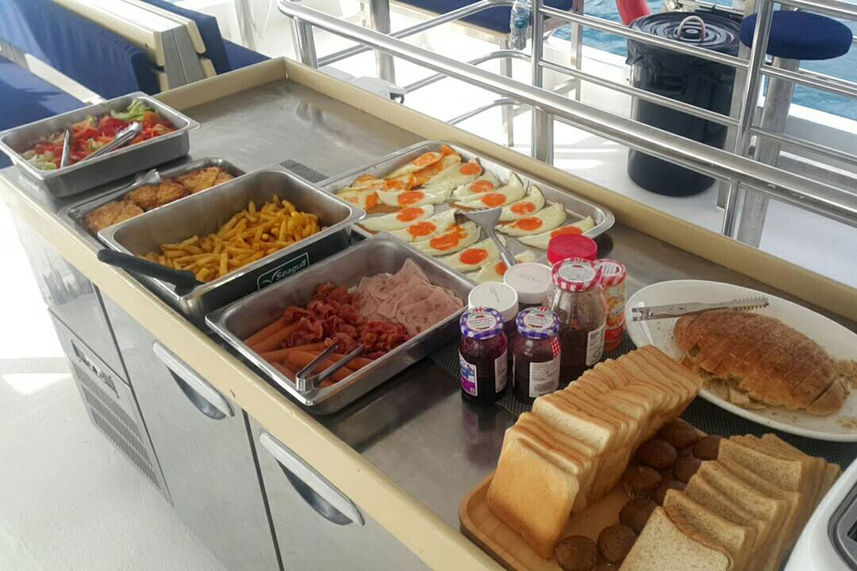 Food on board - Deep Andaman Queen