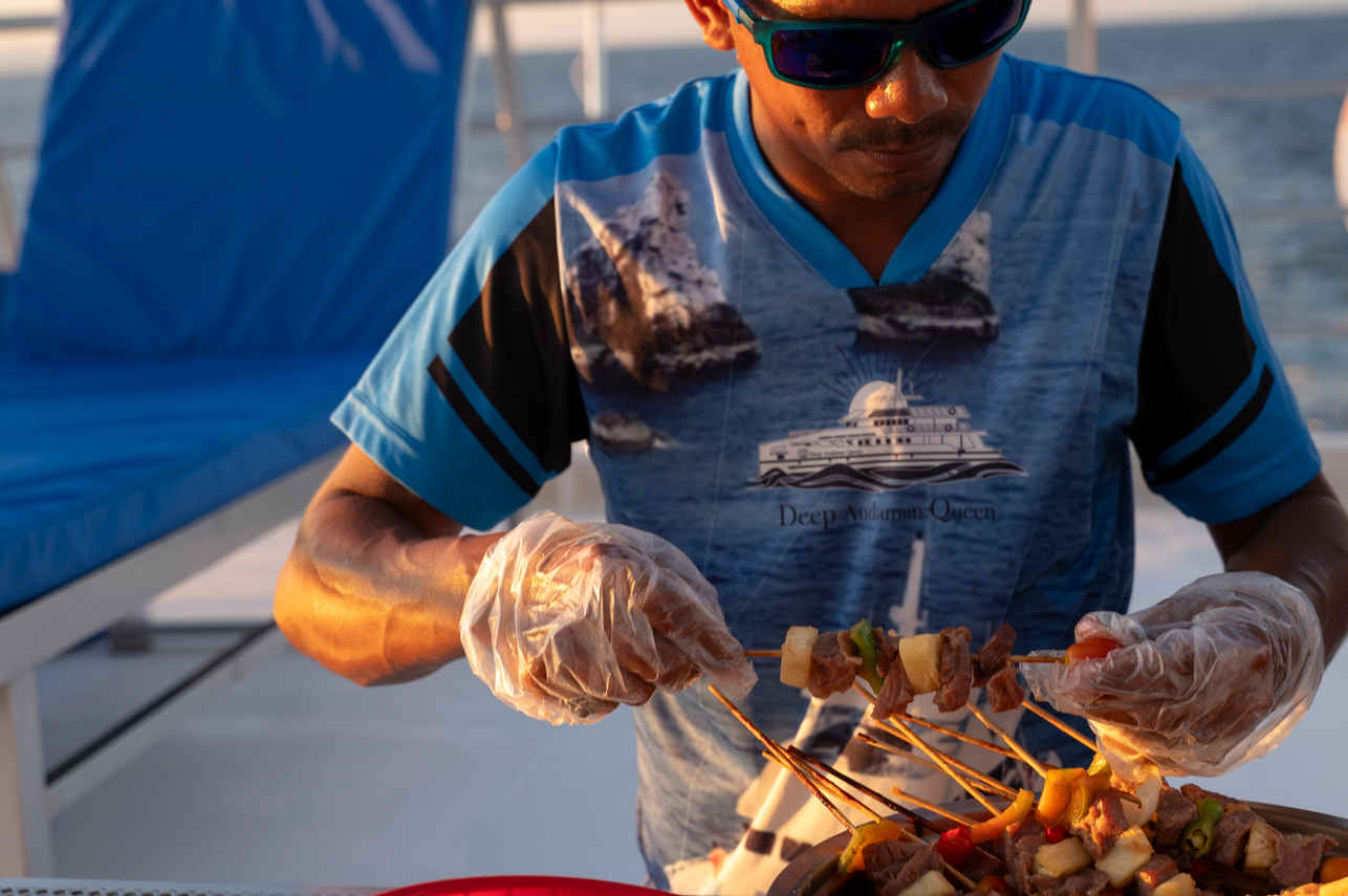 Barbeque on board