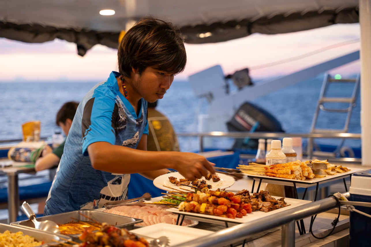 Comida a bordo - Deep Andaman Queen