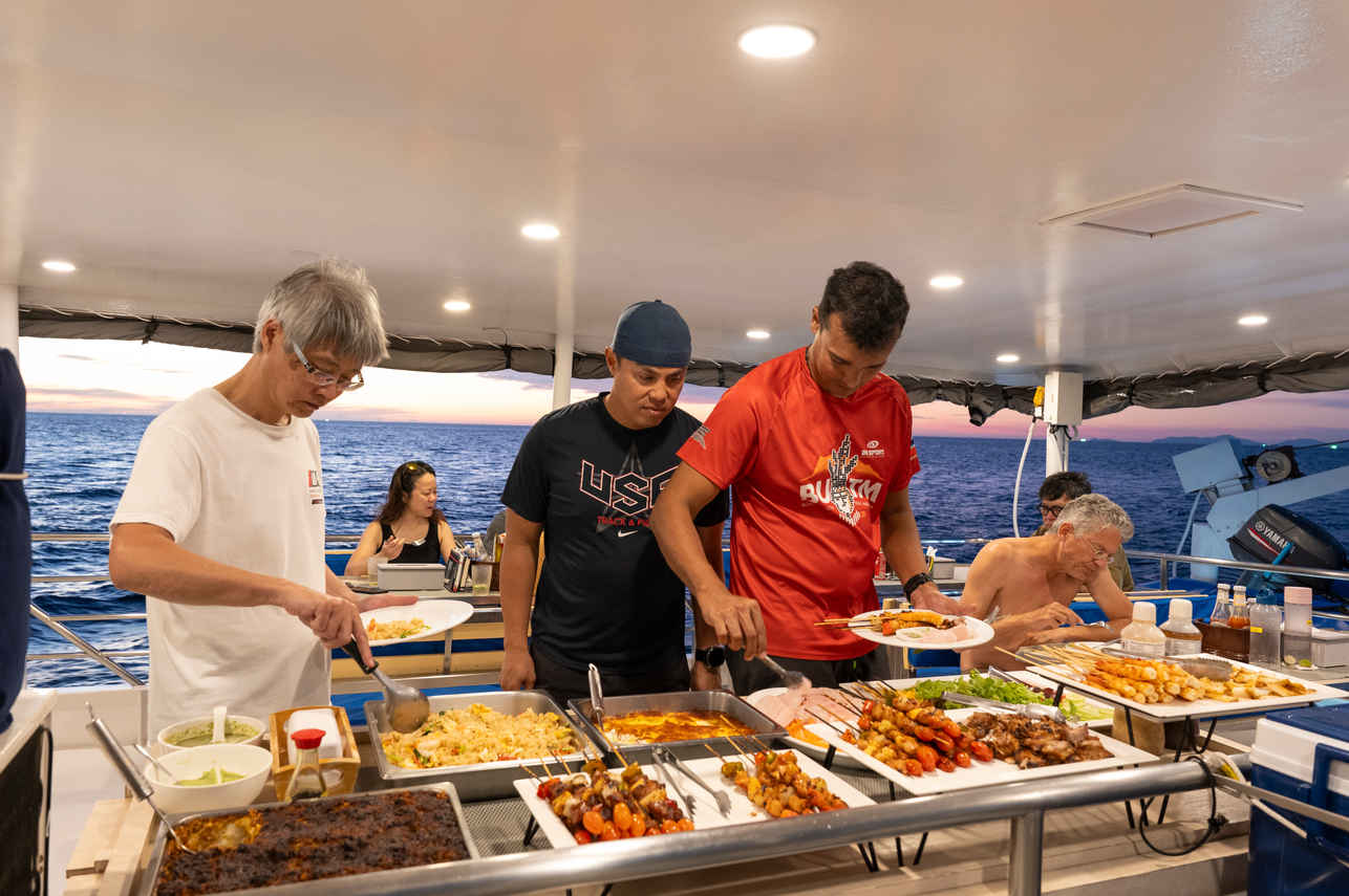 Comida a bordo - Deep Andaman Queen