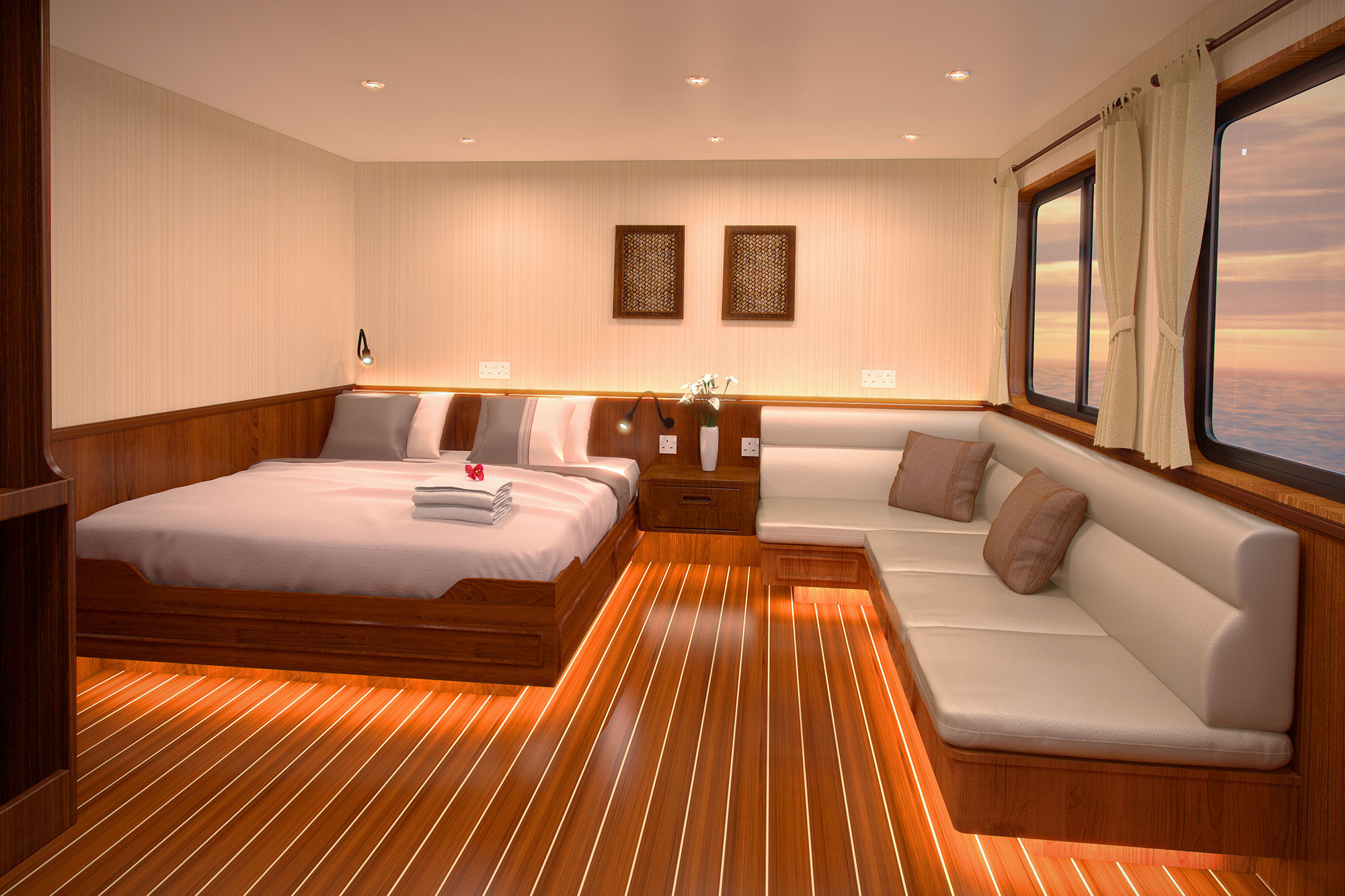 Main Deck Cabin - Blue Manta