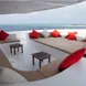 Lounge area perfect for sunset drink aboard Manta Cruise Liveaboard