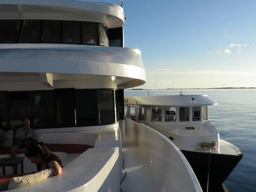 Manta Cruise and Mobula side by side