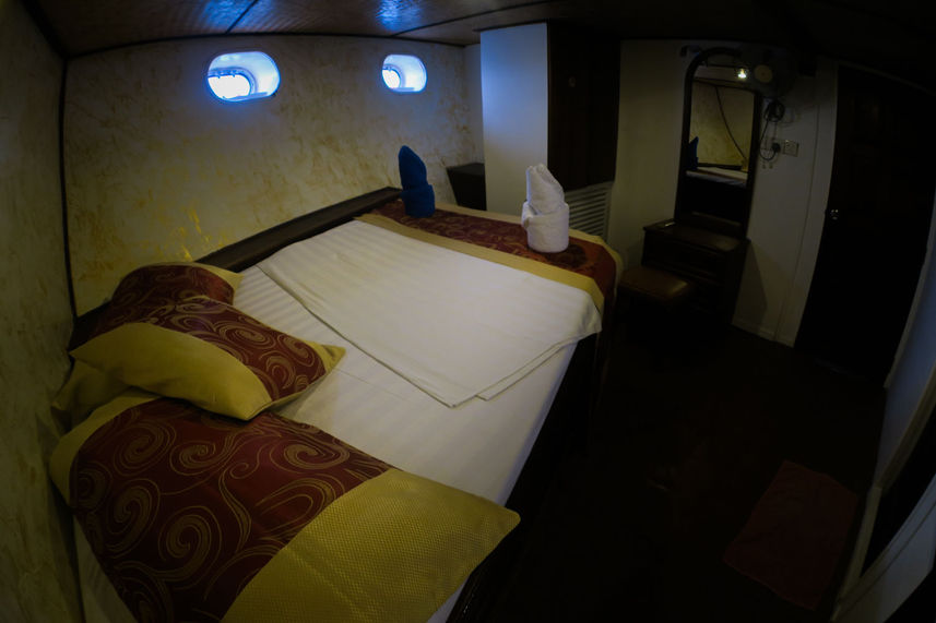 Standard Room aboard the Manta Cruise Liveaboard