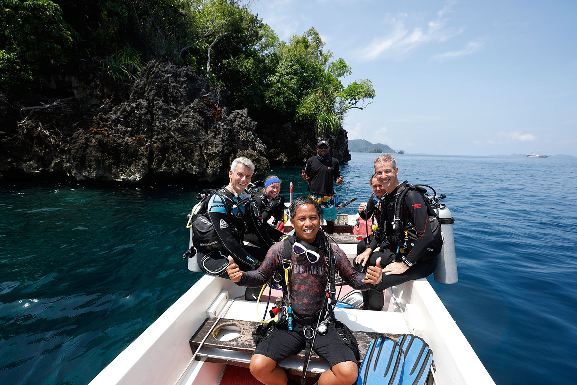 Bote auxiliar para buceo - La Galigo