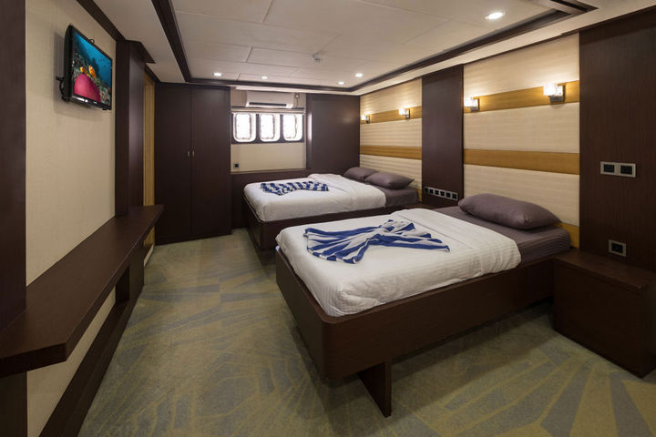 Lower Deck Twin Cabins