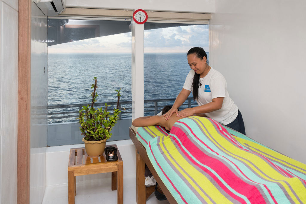 Massage on board Emperor Serenity