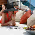 Relaxing on sundeck - Lamima