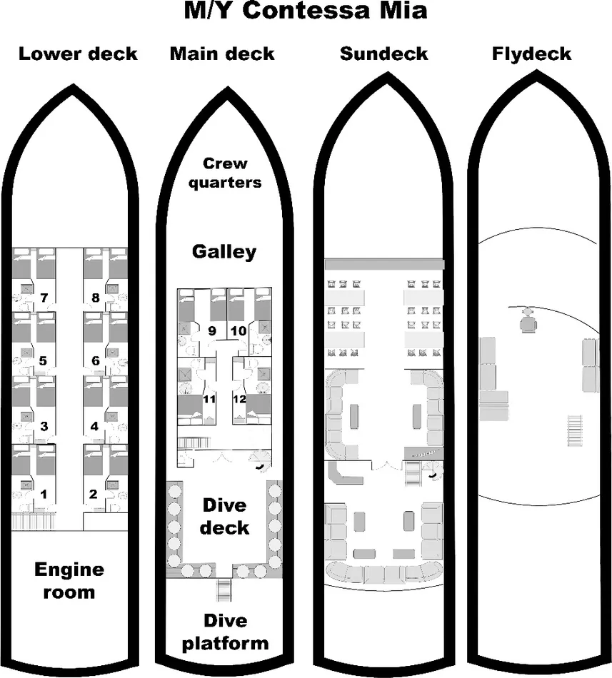 поэтажный план
