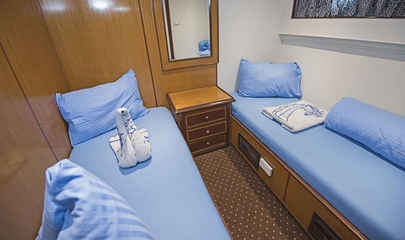 Upper Deck Twin Cabin