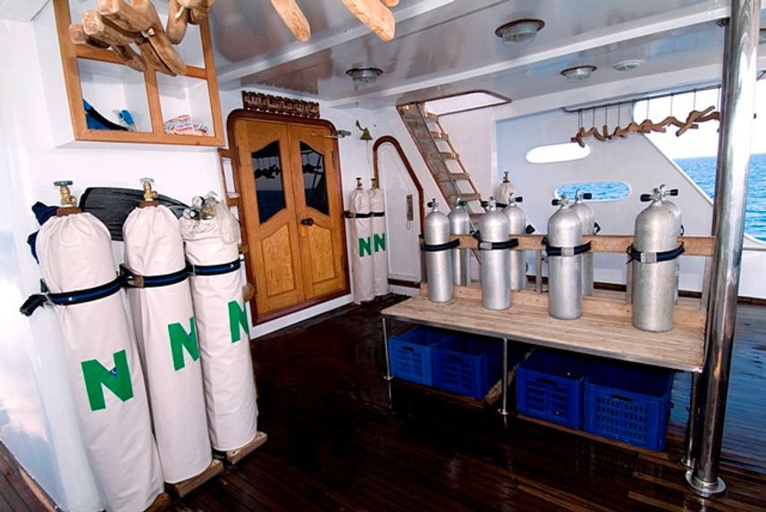 MY Miss Nouran Liveaboard Red Sea Dive Deck