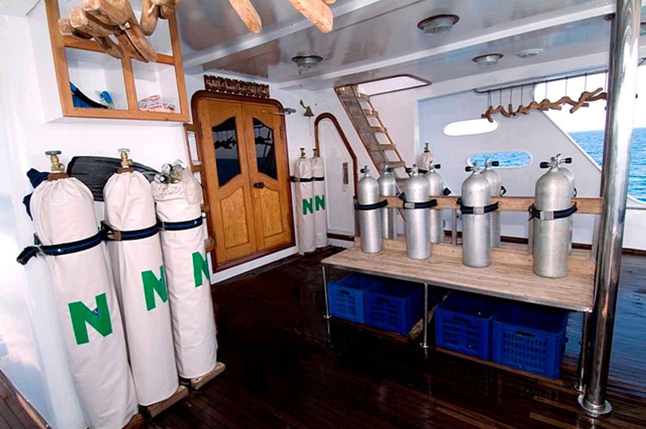 MY Miss Nouran Liveaboard Red Sea Dive Deck