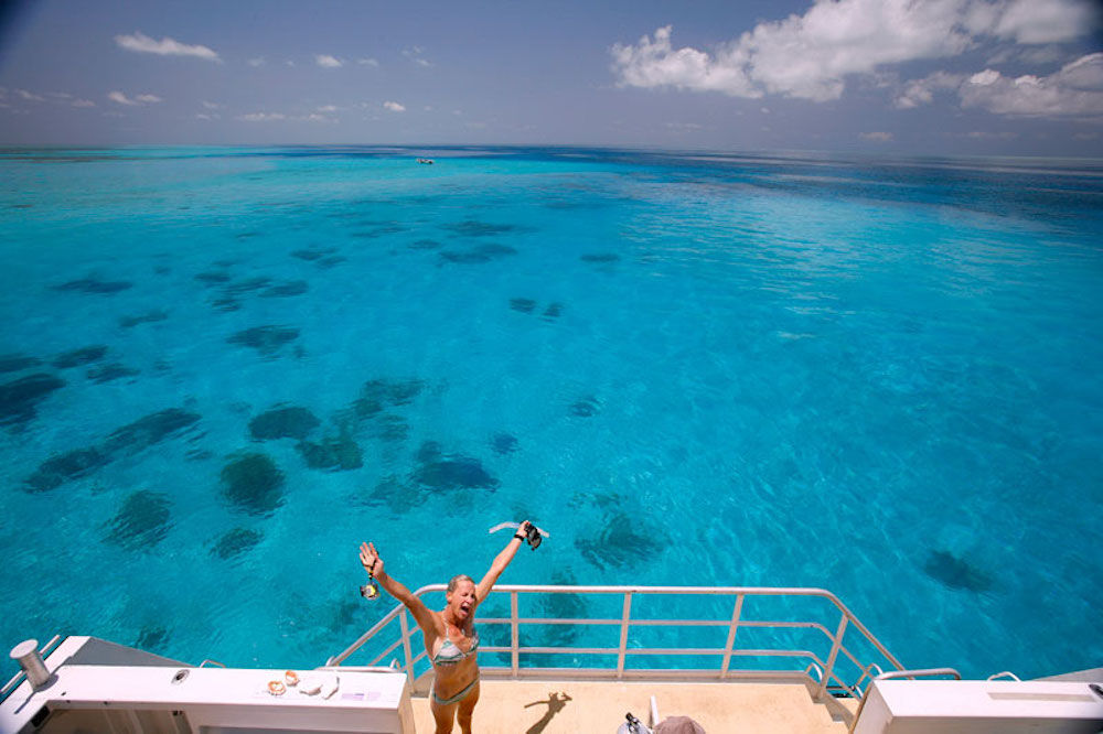 Beautiful clear waters - Rowley Shoals Australia