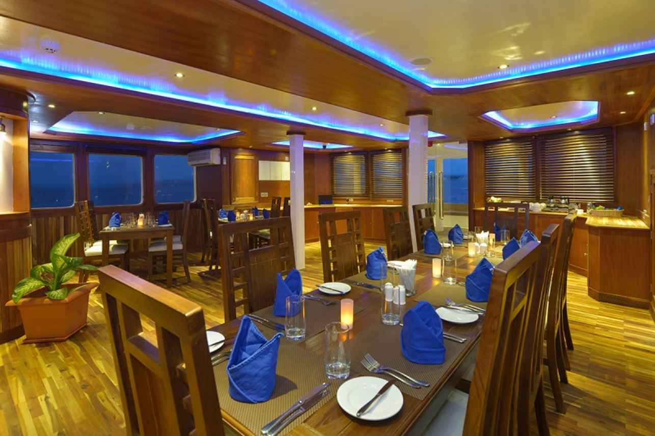 MV Maldives Princess Liveaboard Dining Room