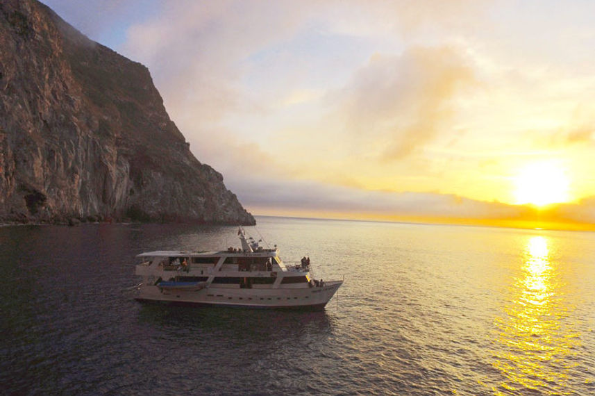 Sunset in the Galapagos