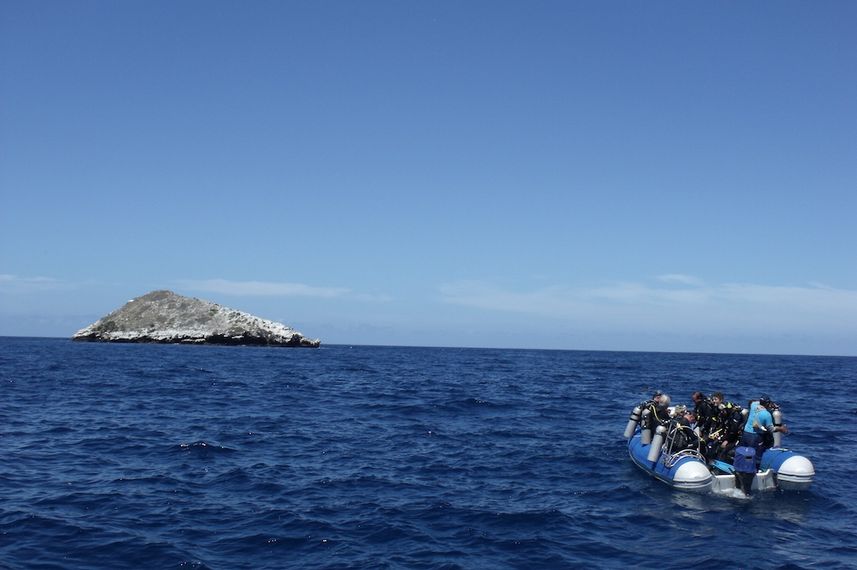 Off to the dive site - Astrea Galapagos