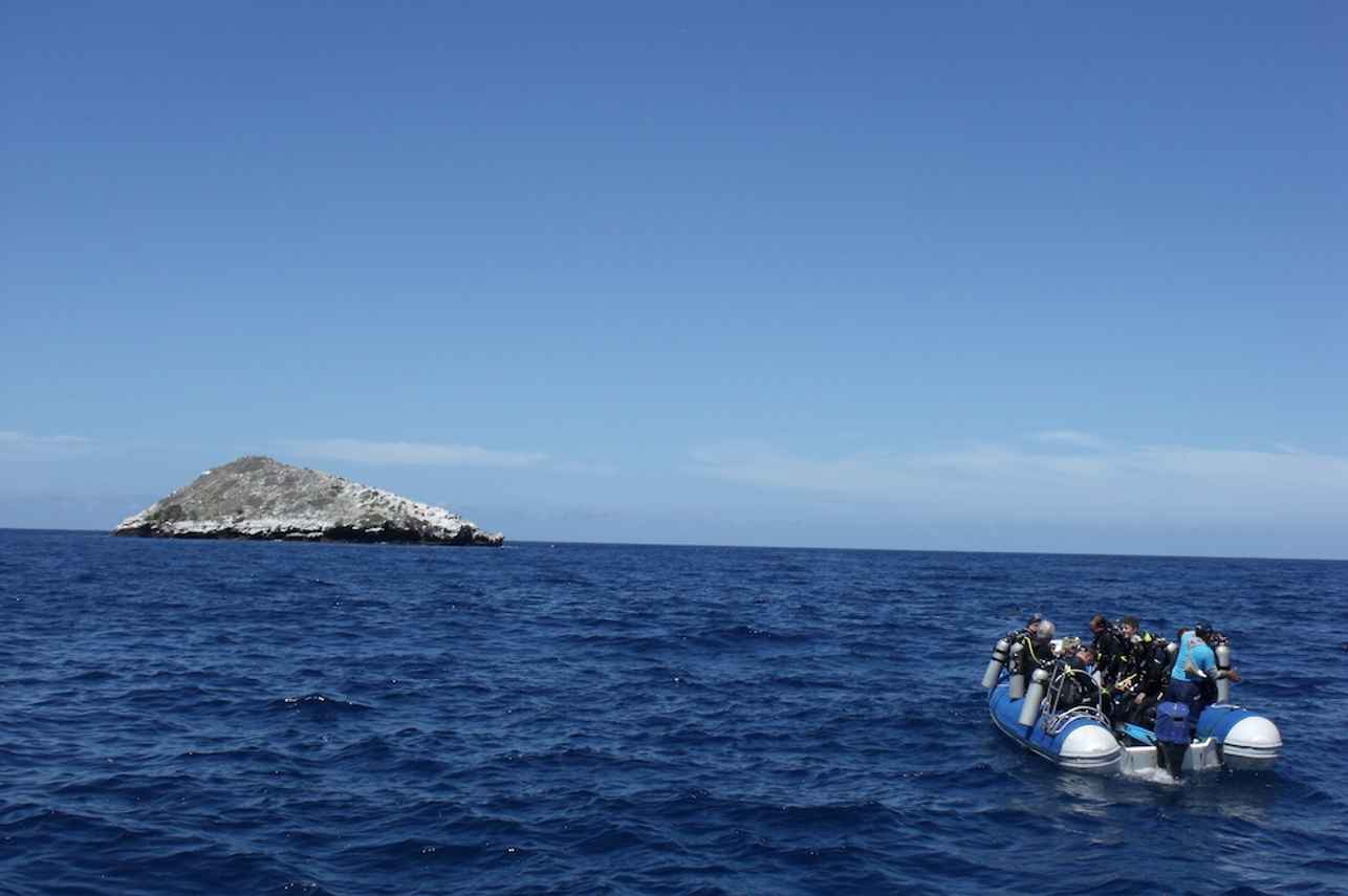 Off to the dive site - Astrea Galapagos
