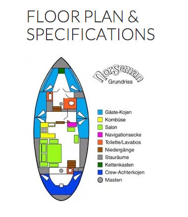 Deck Plan - Norseman Liveaboard floorplan