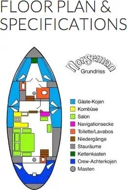 Deck Plan - Norseman Liveaboard floorplan