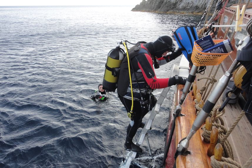 Diving from the Norseman Liveaboard