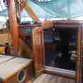 Entrance to Salon - Norseman Liveaboard
