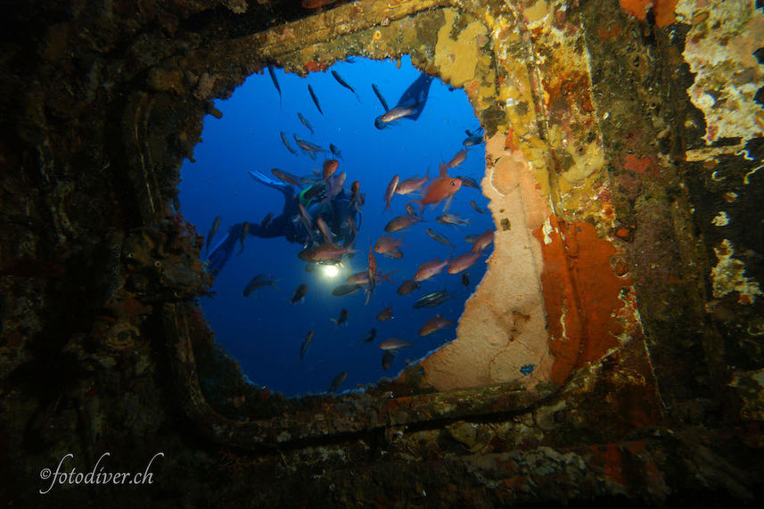 Diving in the Mediterranean 