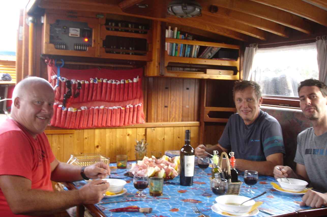 Indoor Salon - Norseman Liveaboard