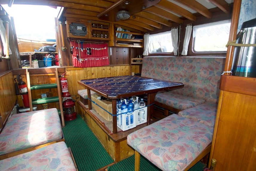 Indoor Salon - Norseman Liveaboard