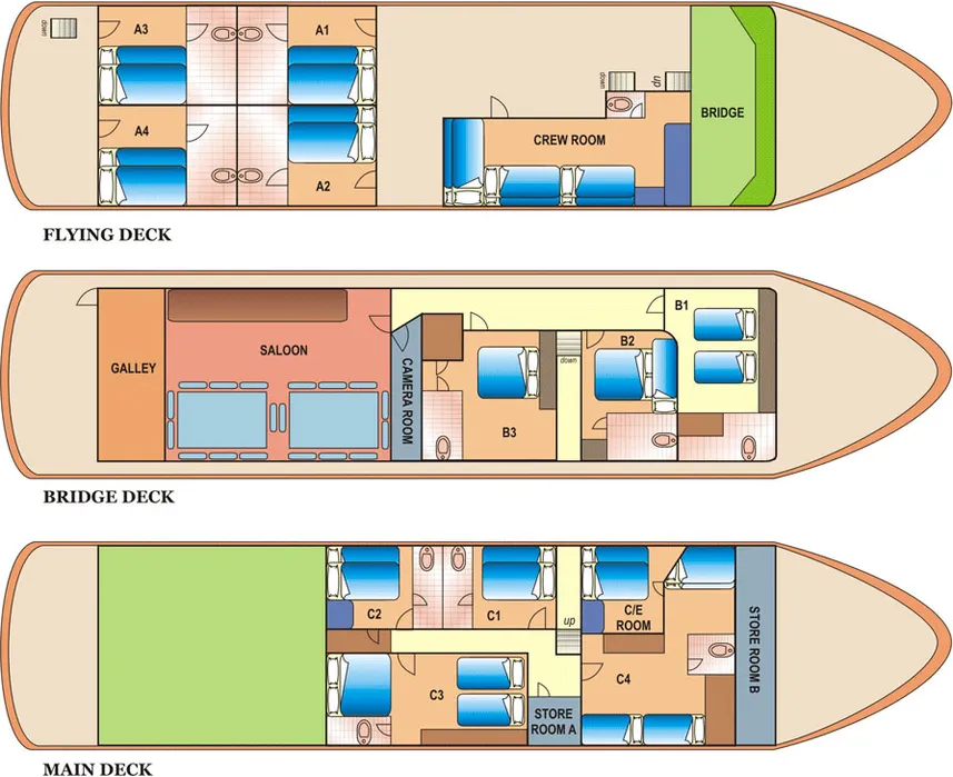 поэтажный план