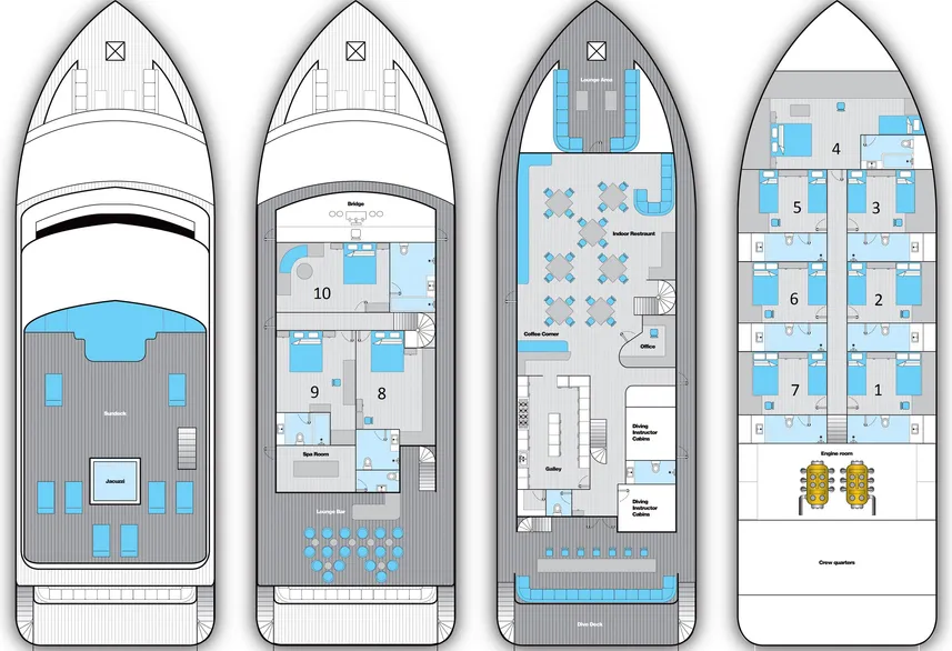 поэтажный план