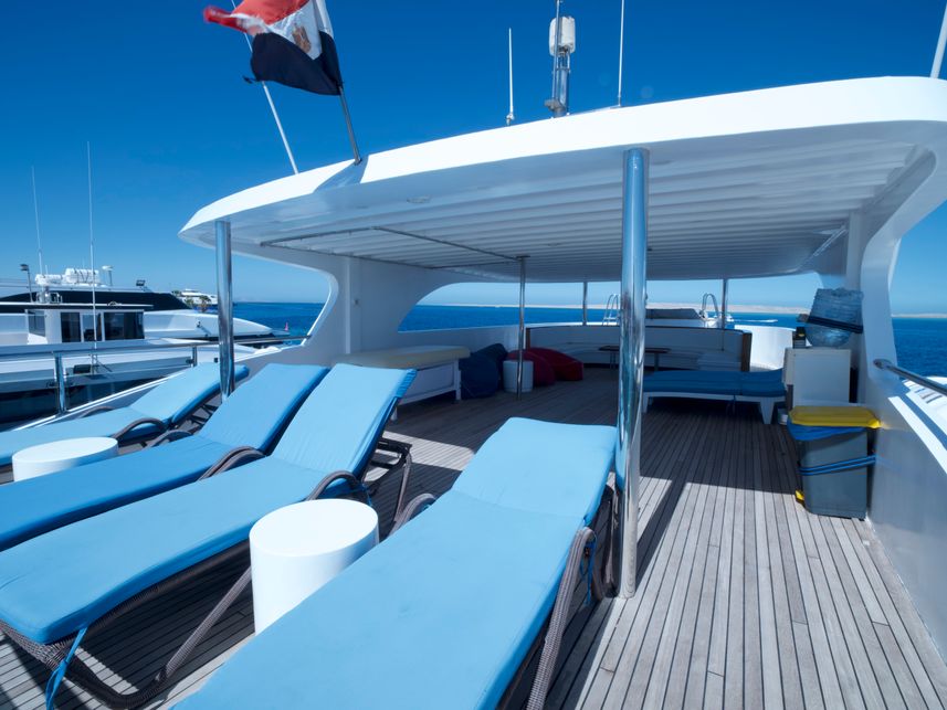 Outdoor Lounge - MY Odyssey Liveaboard