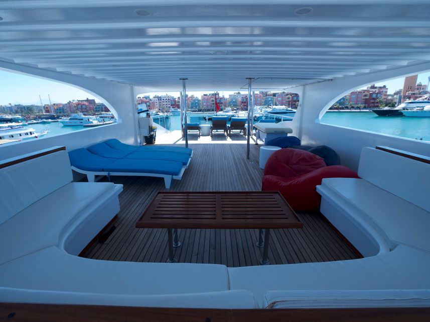 Outdoor Lounge - MY Odyssey Liveaboard