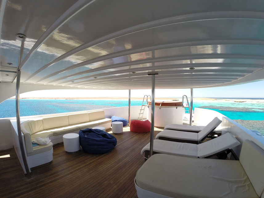 Outdoor Lounge - MY Odyssey Liveaboard