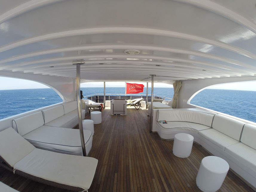 Outdoor Lounge - MY Odyssey Liveaboard