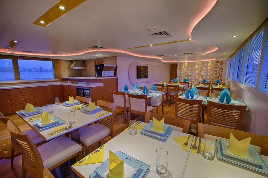 Dining Room - MY Odyssey Liveaboard