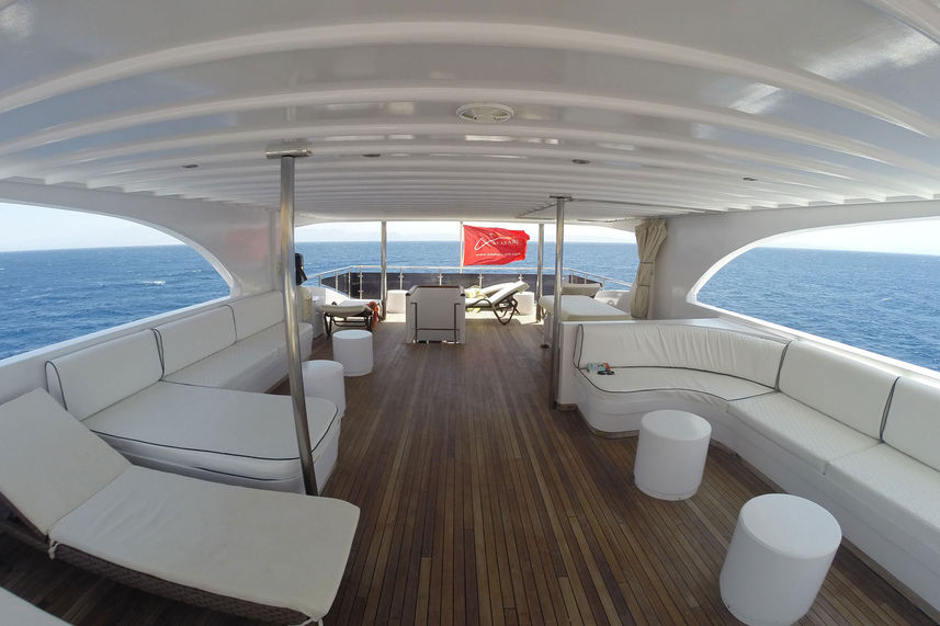 Outdoor Lounge - MY Odyssey Liveaboard