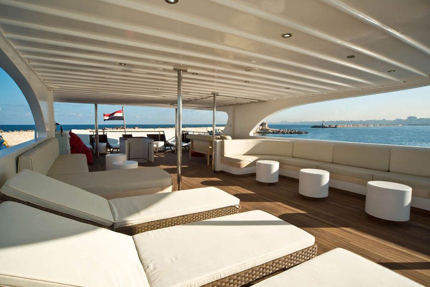 Outdoor Lounge - MY Odyssey Liveaboard