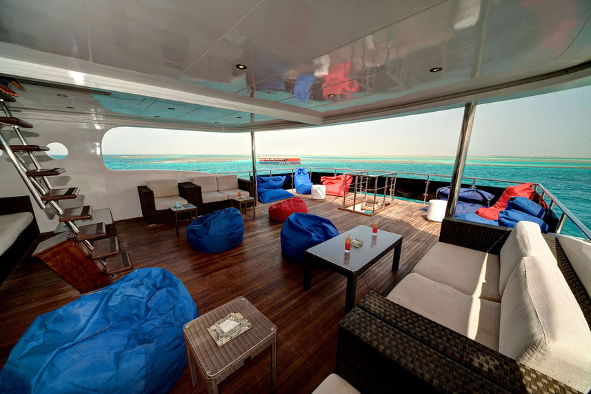 Outdoor Lounge - MY Odyssey Liveaboard