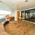 Outdoor lounge area - Majestic Galapagos Yacht
