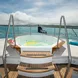 Hot tub on the sun deck - Majestic Galapagos Yacht