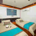 Lower deck twin room - Majestic Galapagos Yacht