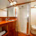 All cabins have en-suite bathrooms - Reina Silvia Galapagos
