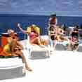 Relaxing on the sun deck - Stingray Liveaboard